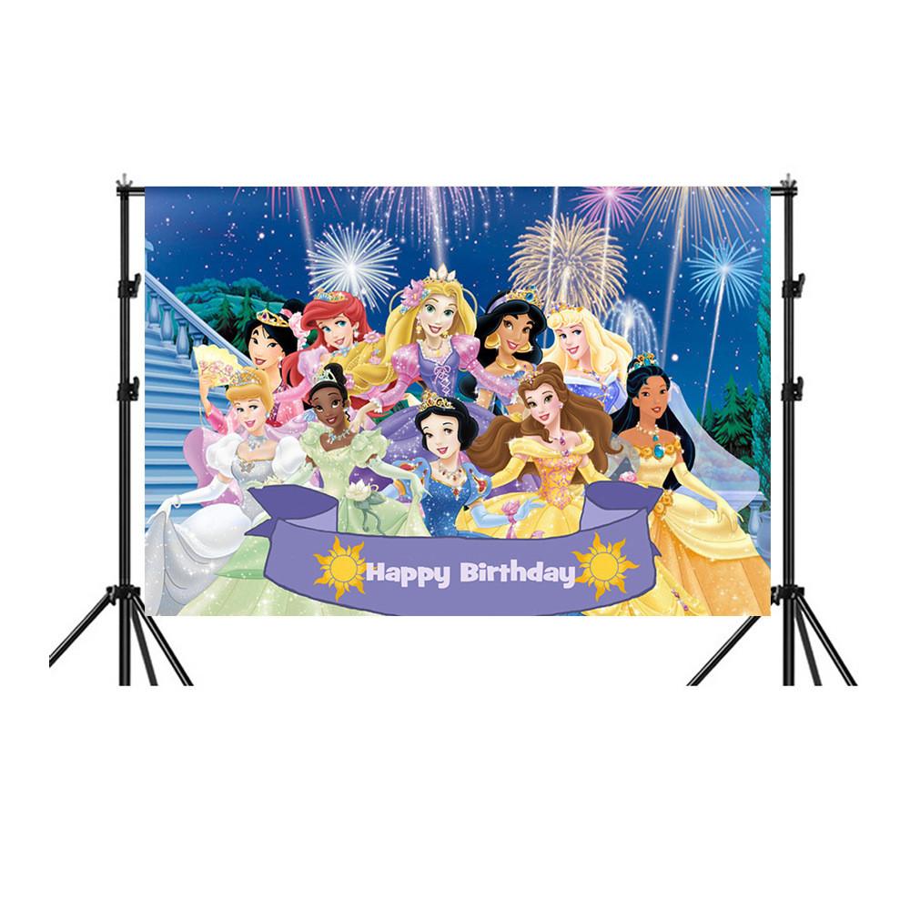 Frozen Background Decoration Banner For Festive Events With Cartoon Design For Party Decor