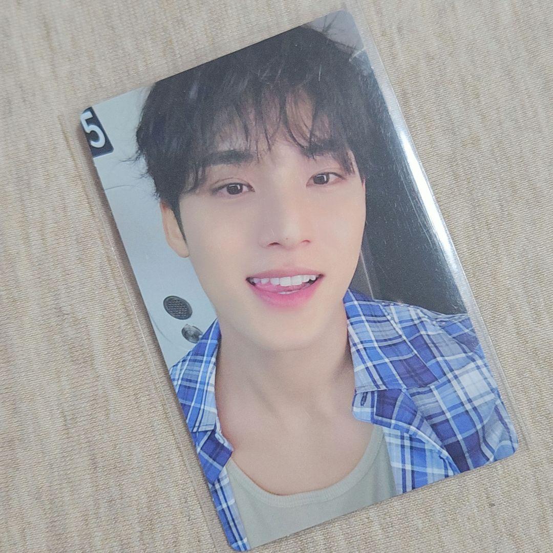 

[USED] Seventeen Mingyu SPILL THE FEELS Lucky Drop trading cards