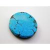 MAXICON 43 Quilates Turquesa Natural Cabochão Redondo 29x29mm Pedra Preciosa Solta CERTIFICADA