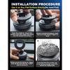 Strong Magnetic Car Phone Holder Foldable 360° Adjustable Vacuum Suction Mount Universal for Car, Desk, Bathroom