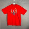Krool Toys Mens Size Medium Red Graphic T Shirt Cartoon Design