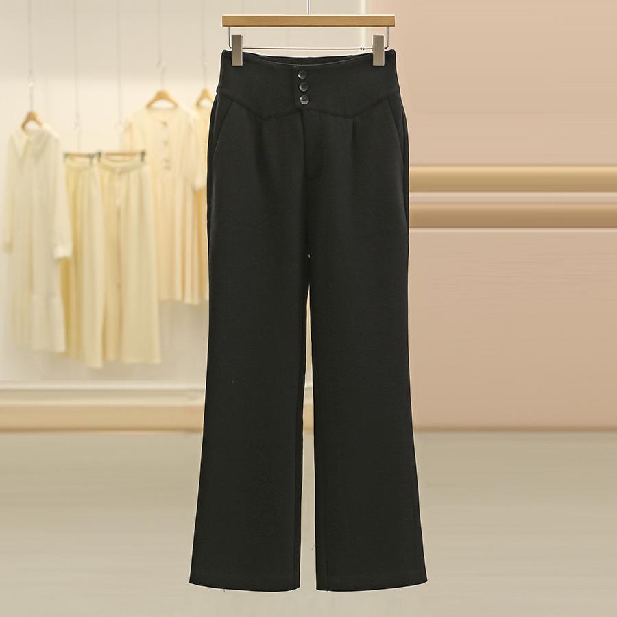 Wei Mei Korean High-Waisted Drape Slimming Pants - Autumn 25