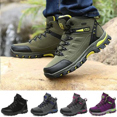 Men Hiking Shoes High Quality Sneakers Autumn Winter Trekking Mountain Waterproof Climbing Athletic Outdoor Sport Shoes Boots