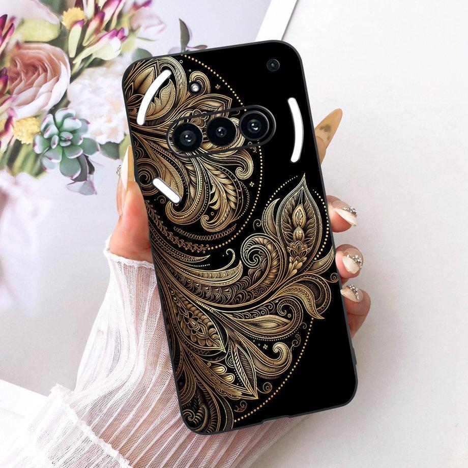 For Nothing Phone (3a) Pro (2a) Plus (1) Phone Case Luxury Flower Butterfly Cartoon Bow Pattern Back Cover Soft TPU Silicone Bag
