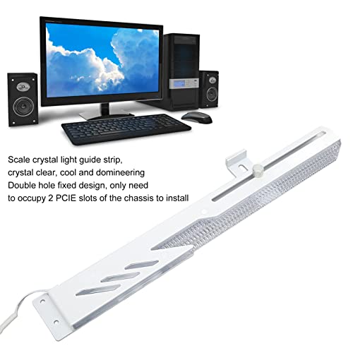 GPU Holder Brace Graphics Card Bracket, GT8 Dragon Scale GPU Support Video Card Holder Bracket for Most Graphics Cards, 5V 3-Pin ARGB, Small 4-Pin