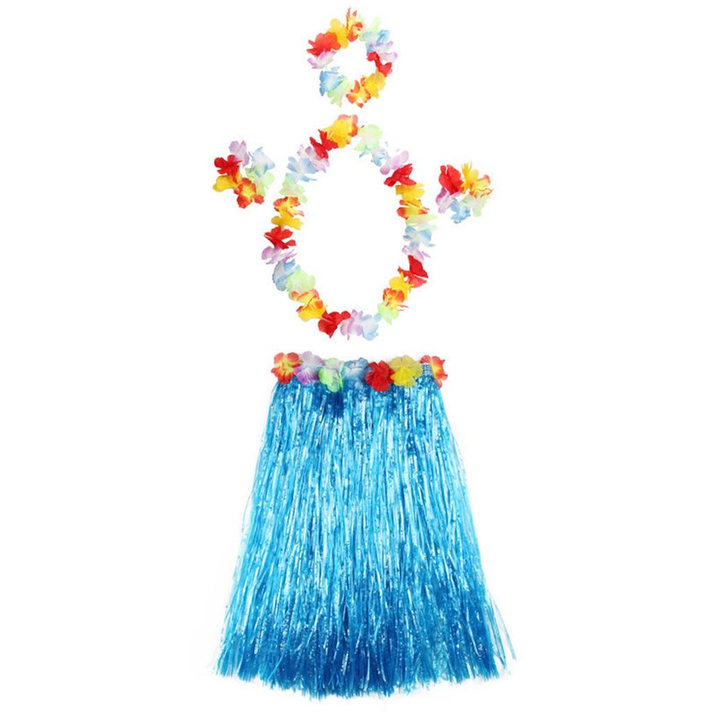 Bra Aloha Set Hawaiian Fancy Dress Hula Costume Grass
