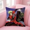 TTrigun Anime Cushion Cover Natural Linen Pillow Case DoubleSided Print Decorative Sofa Pillowcase Home Decor Gift