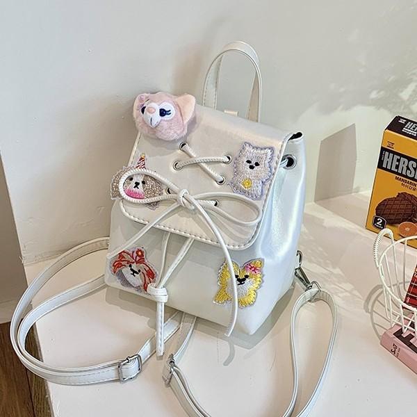 New Mini Schoolbag Niche Design Sweet Cool Babes Cute Cartoon Dog Kulomie Shopping Versatile Backpack