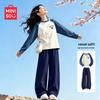 Miniso Girls' Autumn Casual Long-Sleeve Two-Piece Set