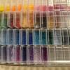 Large Capacity Fuse Beads Organizer 60 Small Boxes Clip Closure Bean Storage Box Multi-Functional 221 Color Labels