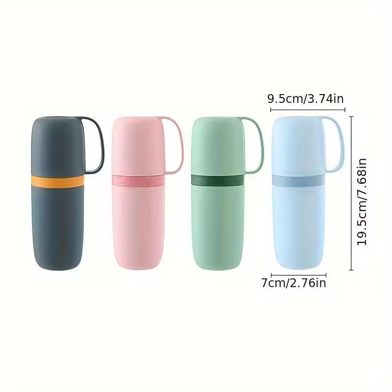 Portable Travel Toothbrush Holder with Cup, Compact Case for Toothbrush & Toothpaste, Ideal for Travel & Bathroom