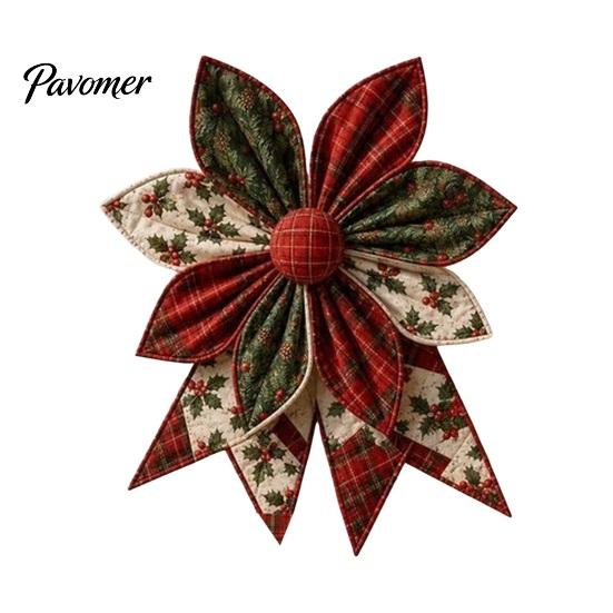 Rustic Farmhouse Home Decor Large Patchwork DIY Sewing Kit, Quilted Fabric Craft Set, Beginner Friendly Needlework Handmade Door Decoration Wreath for