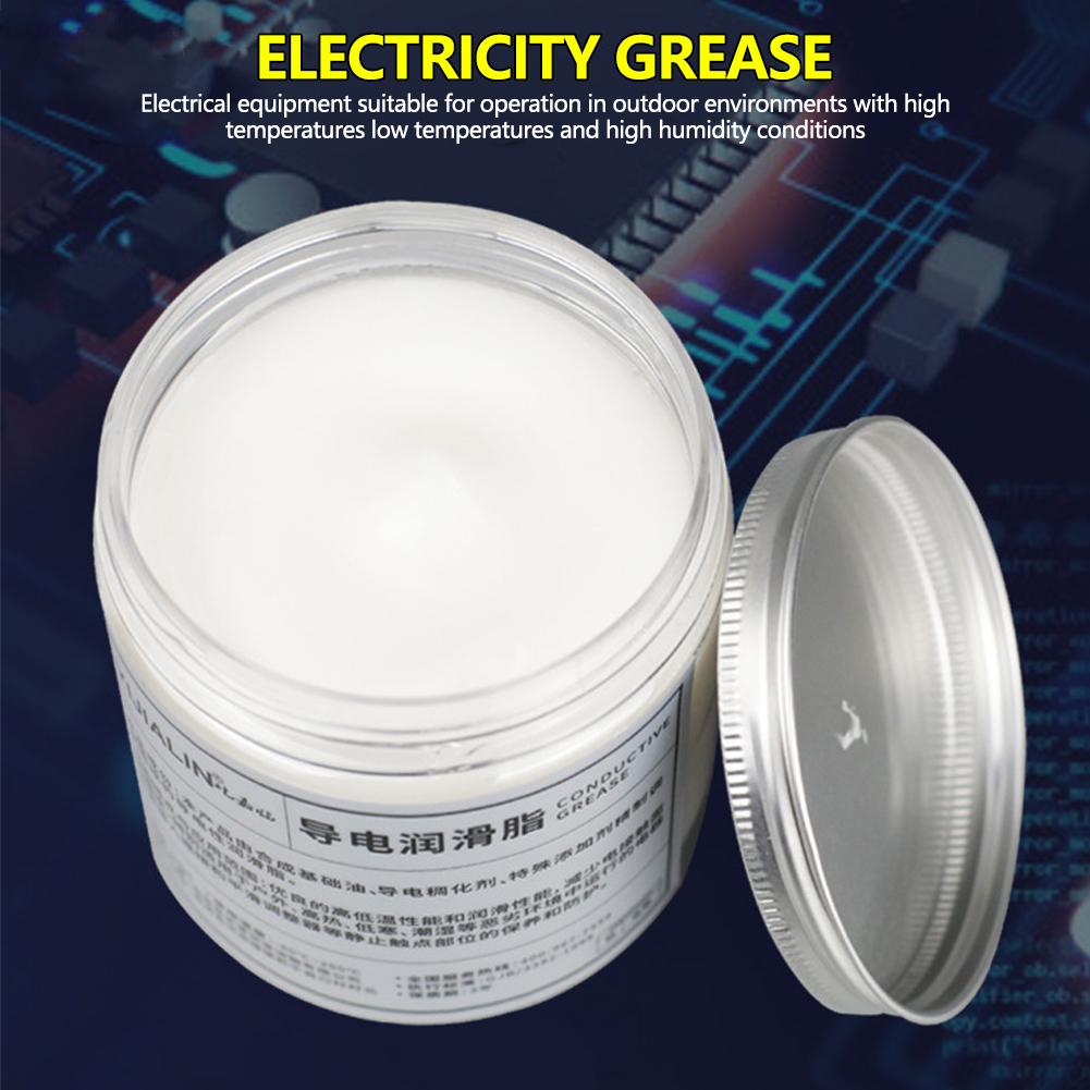 100g Graisse de Contact Électrique Pâte Conductrice Électricité Composé Graisse pour Faible Valeur de Résistance pour Appareils Ménagers