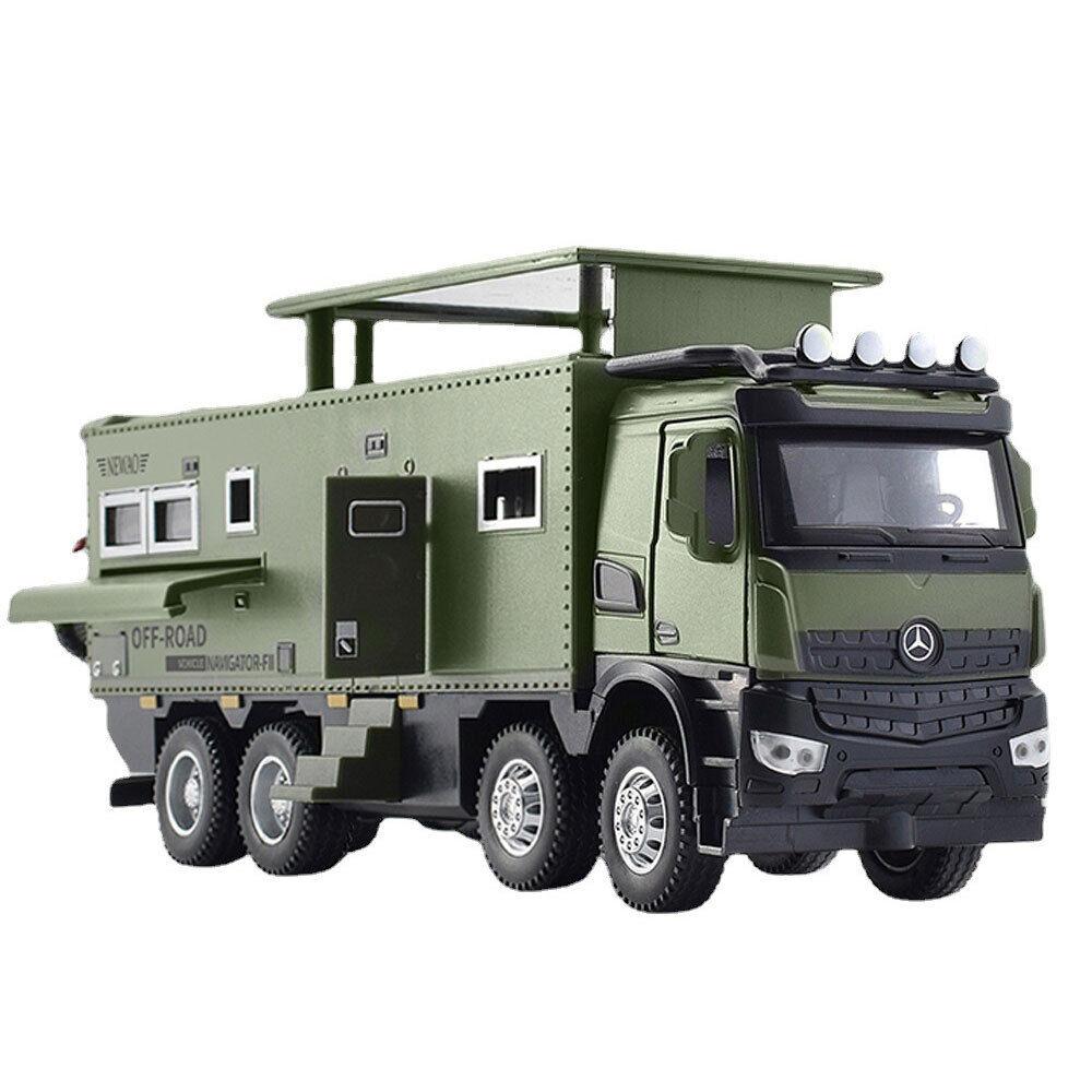 1/24 NOMADISM NAVIGATOR Benz 8X8 Alloy Die Cast Toy Car Model Sound and Light Children's Toy Collectibles Birthday Gift