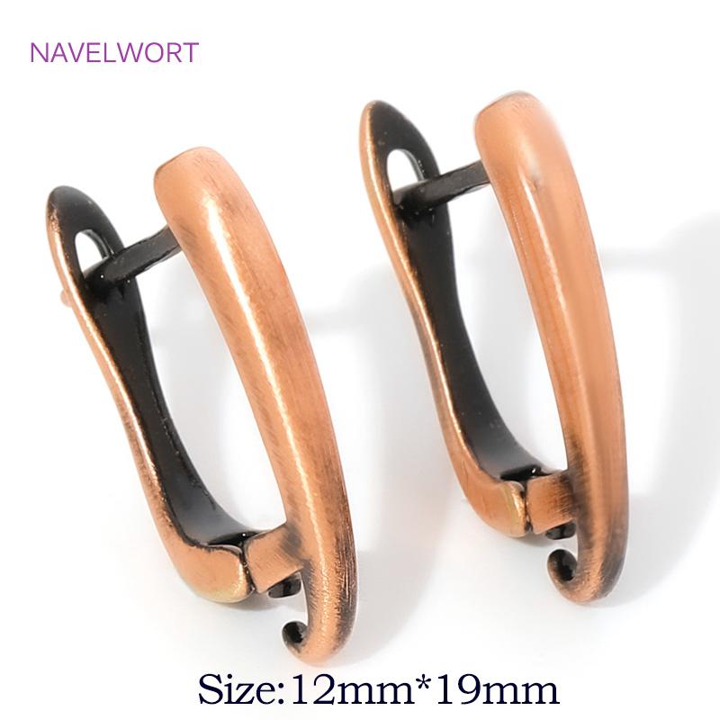 Fasteners For Earring Antique Bronze Shvenzy Earwires Brass Earring Hooks Earring Fixtures For DIY Earrings Making Accessories