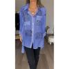 Spring-Summer Women's  Loose Drop-Shoulder Casual Shirt In European And American Style