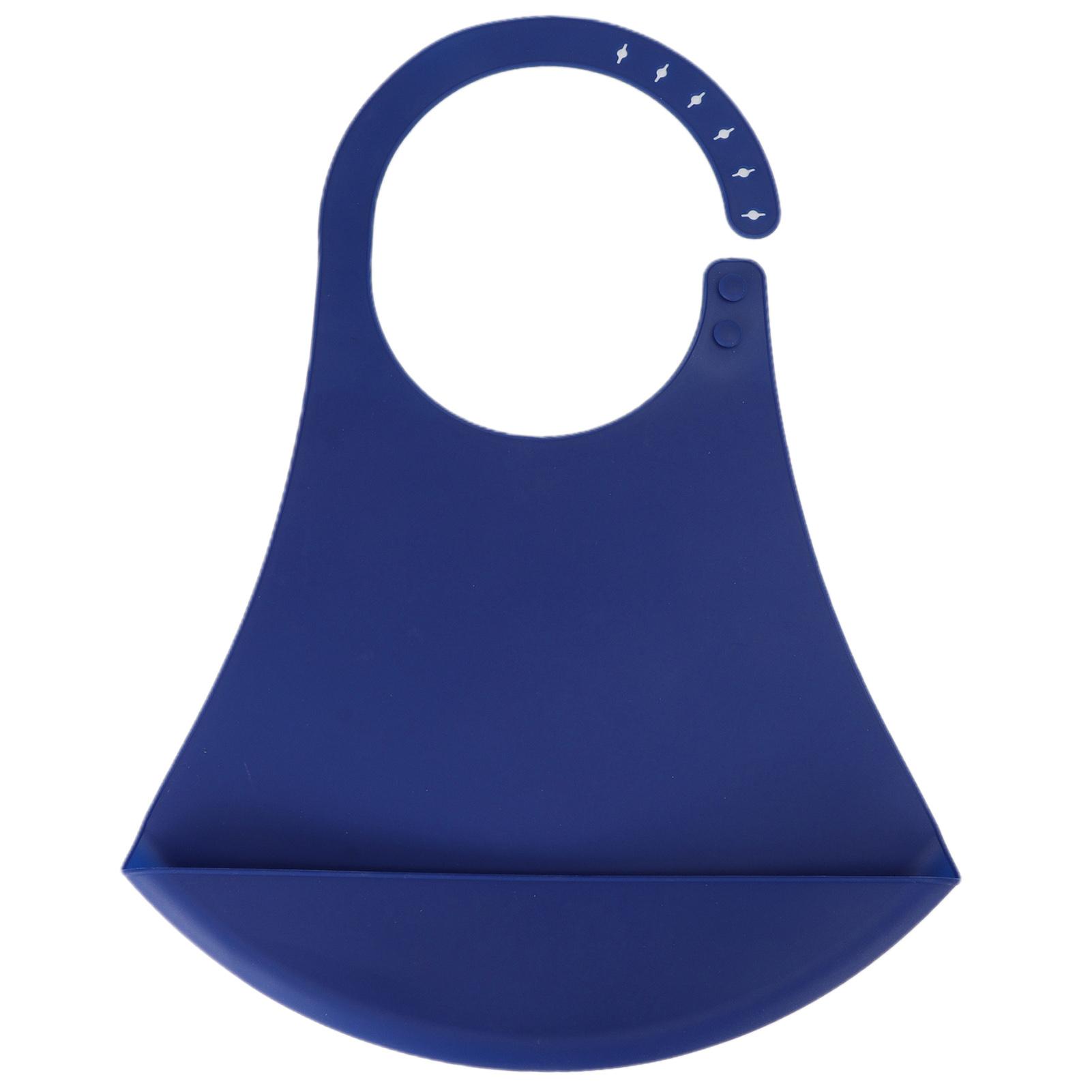 

Adult Bib Portable Adjustable Silicone Dinning Eating Clothes Protector for Disabled Elder
