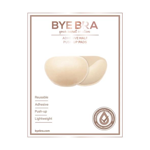 Bye Bra Adhesive Half Push-Up Pads Nude