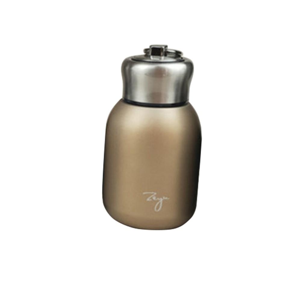 1Pc 300ML Fashion Mini Coffee Vacuum Flask Lovely Stainless Steel Thermos Portable Travel Water Bottle with Lid Cups