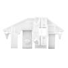 Rear Left Window Repair Kit for Peugeot 406