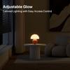 Dawnwake – Cute, Modern, Mid-century Style Dimmable Mushroom Lamp for Nightstands or Desks; Aesthetic Decor