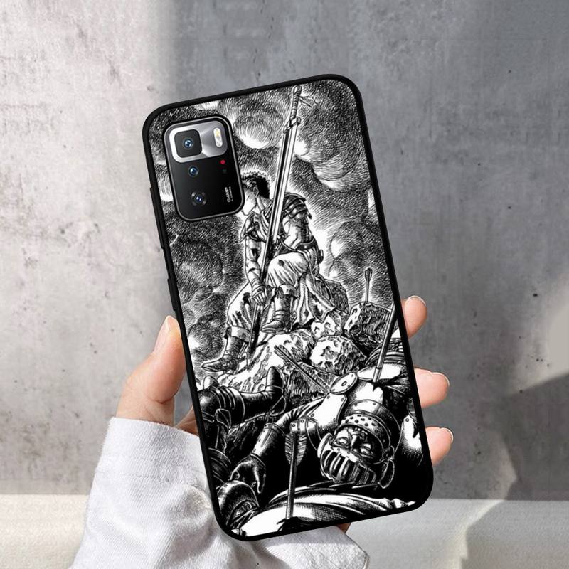 Θήκη τηλεφώνου Berserk Guts για Redmi Note 8 7 9 4 6 pro max TX 5A 3 10 lite pro