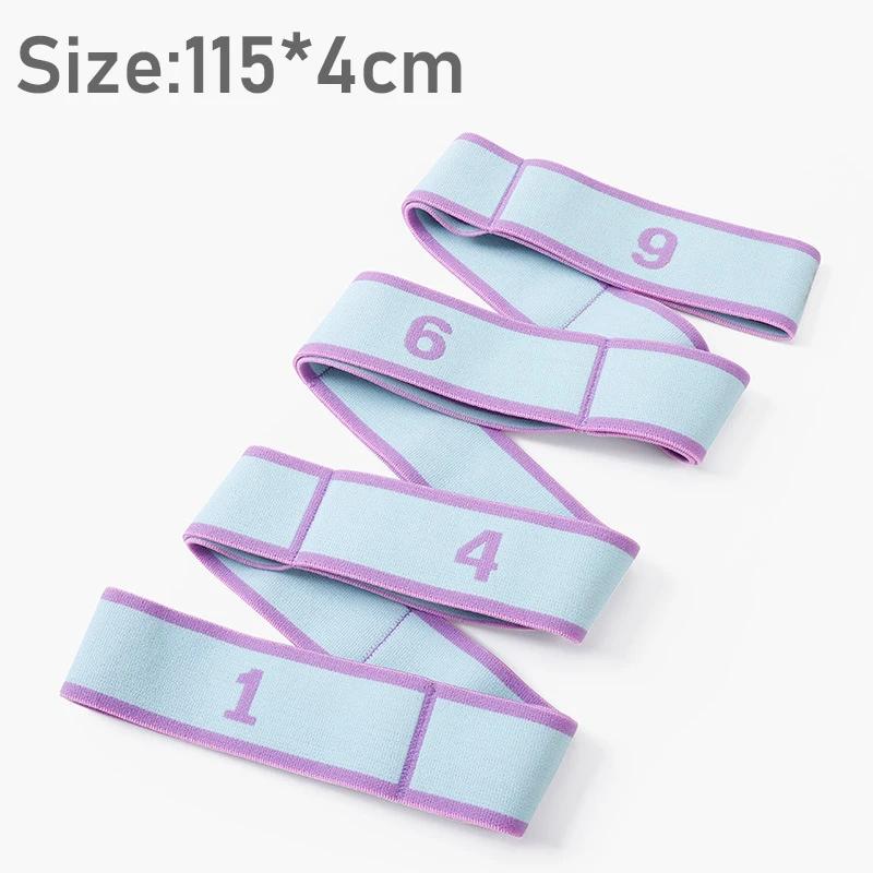 

9-сегментный эспандер для похудения, вспомогательный пояс для йоги, растяжки, резинки для взрослых, латиноамериканские тренировки, пилатес для начинающих, фитнес E