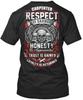 Proud Carpenter Respect Is Earned Honesty TTshirt Made In the USA Size S To 5XL