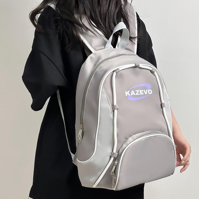 College Students Backpack Women's Wind Large Capacity High School Students Junior High School Students Sports Wind Backpack Men's Schoolbag