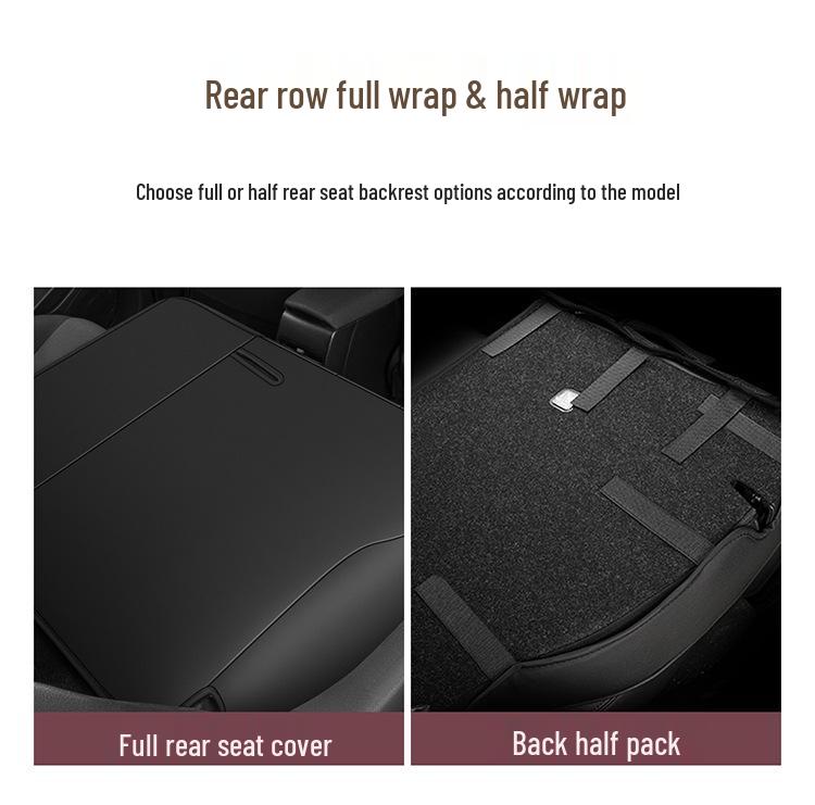 Nissan Kicks All-Season Leather Seat Covers, Full-Coverage Cushions for Five Seats