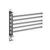 Robuste 304 Edelstahl drehbare Handtuchstange Badezimmer Duschkabine 2-6 Stangen Modern Wandmontiert