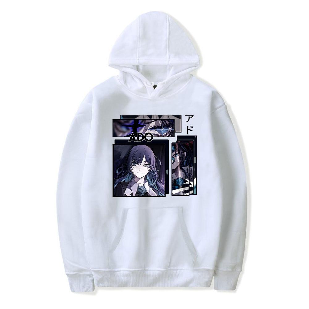 Ado Hoodies Men Women Harajuku Fashion Sweatshirt Autumn Pullover Loose Casual Sportwear Unisex Outfits