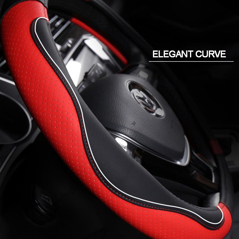 D Type Car Steering Wheel Cover Wrap For Chery OMODA C5 S5   2024 Auto Accessories Braid On Steering-Wheel Protector