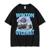 Winton Overwat Meme Funny Gaming T Shirt Men High Quality Casual Oversized Tshirts Unisex Retro Cartoon Pure Cotton T-shirt Tops