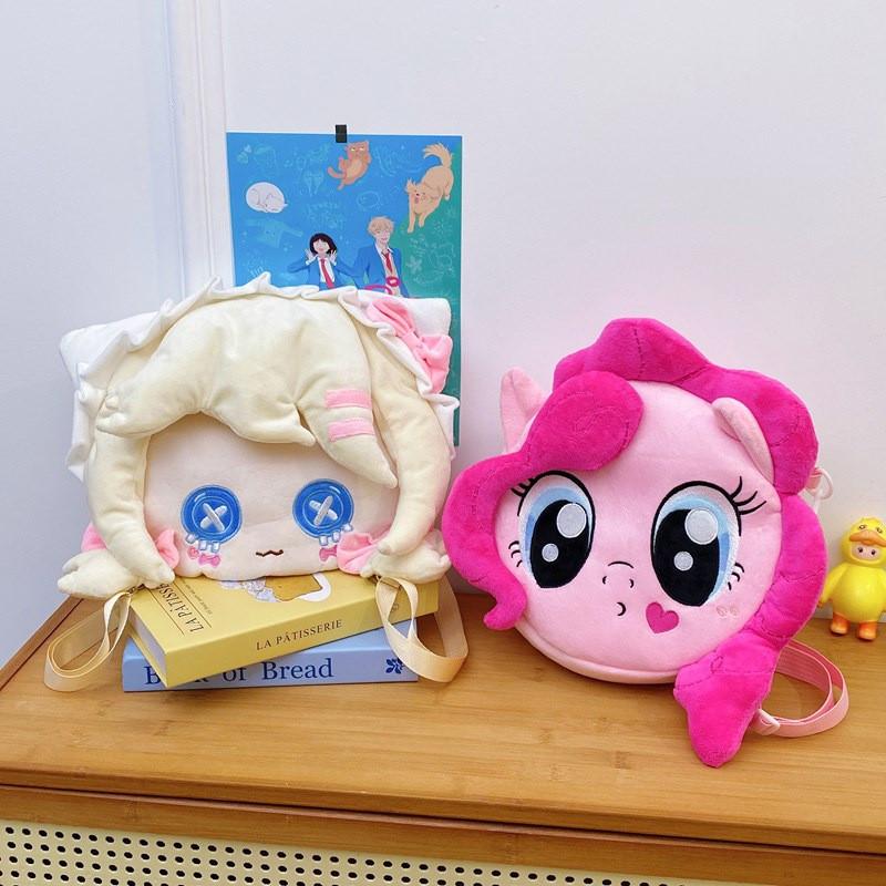 Pie Pinkie Emma Woods Plush Backpack Large Capacity Schoolbag Kids Cute Gift