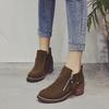 Damen Stiefeletten Damen Schuhe Damen Niedrige Blockabsätze Pumps Matin Schuhe Frühling Herbst Stiefeletten Zapatos Mujer Vintage 365