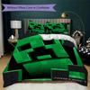 Steve Alex'S Epic Minecraft Adventure Bedding Without Core 1 Duvet Cover 2 Pillowcase Without Core Christmas Birthday Gift
