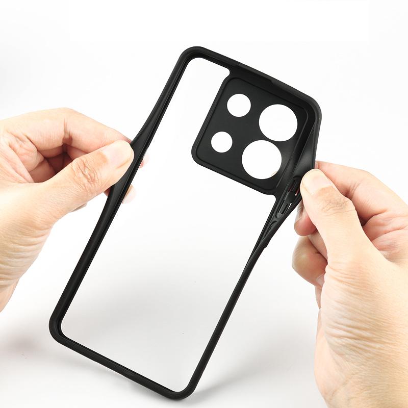 For Xiaomi Redmi Note 13 Pro 5G/Poco X6 5G Case Shockproof TPU+PC Hybrid Phone Case