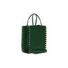 New COACH Cashin Cow Leather Tote Bag, Shopping Bag, Handbag, Shoulder Bag, Crossbody Bag Mini Women's Green CC385-B4CZS