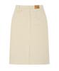 WACKY WILLY [25Fw] Women'S Corduroy Long Skirt Cream