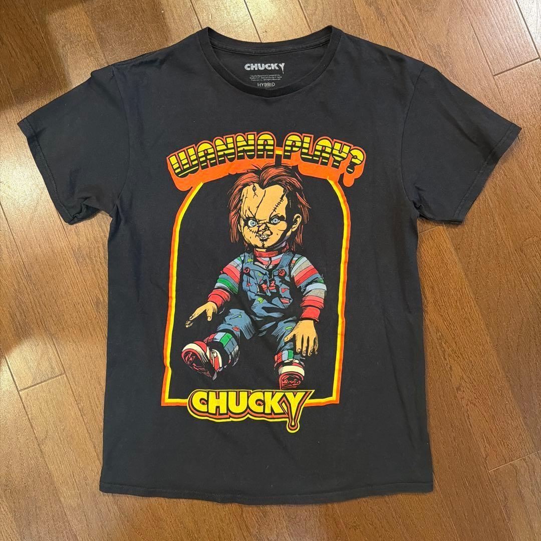[Official] Child Play Chucky T-Shirt M Black WANNA PLAY? S
