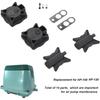 Efficient Air Pumps Repair Set Pump Replacement Component Diaphragm Rebuild Set Plastic Texture for HP100 HP120 Models