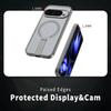 Matte Translucent TPU+PC Wireless Charge Armor Phone Case For Google Pixel 10 9 Pro XL 9A Alloy Bracket/Camera Len Protect Cover
