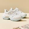 New Anta Cloud Rising Breathable Height Increase Low Top Chunky Sneakers Women's Papyrus White Silver 122538882-3