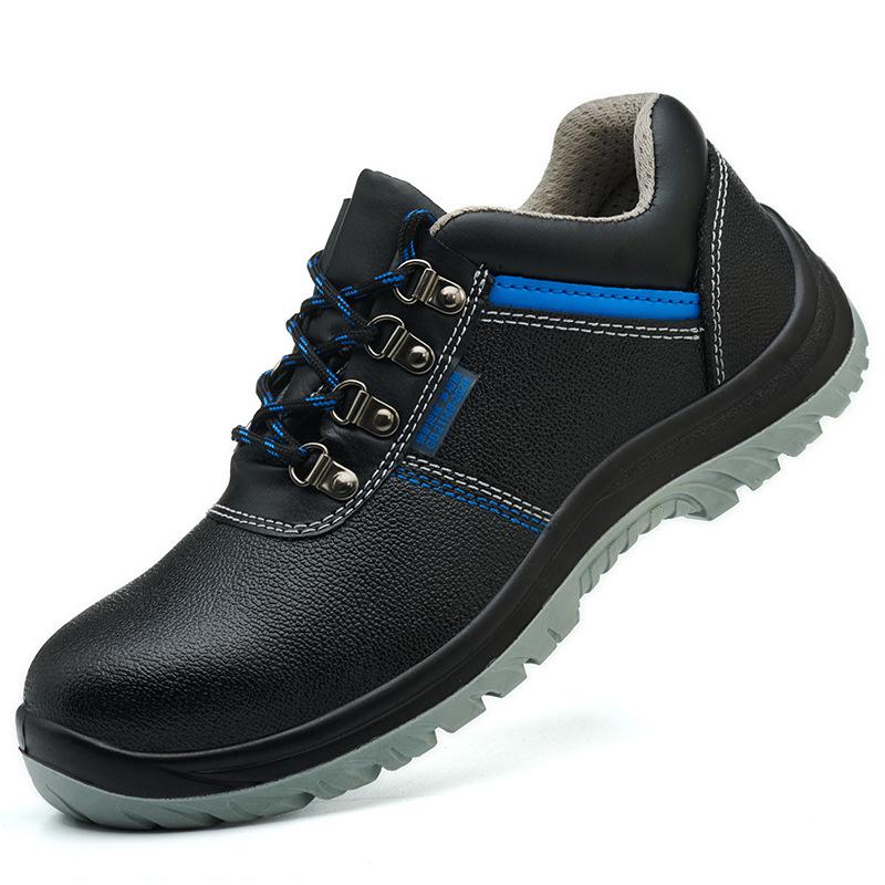 Men s Lightweight Anti-Puncture Non-Slip Welding Work Shoes, Wear-Resistant and Anti-Static Labor Protection Footwear 8036 Black Anti-Static; 39