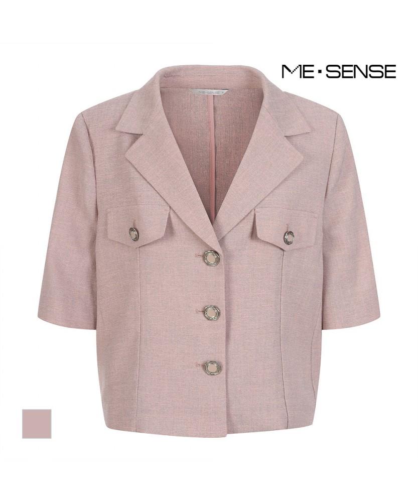 MESENSE Short Sleeve Outerwear-Style Blouse_Mb55Blm119Z