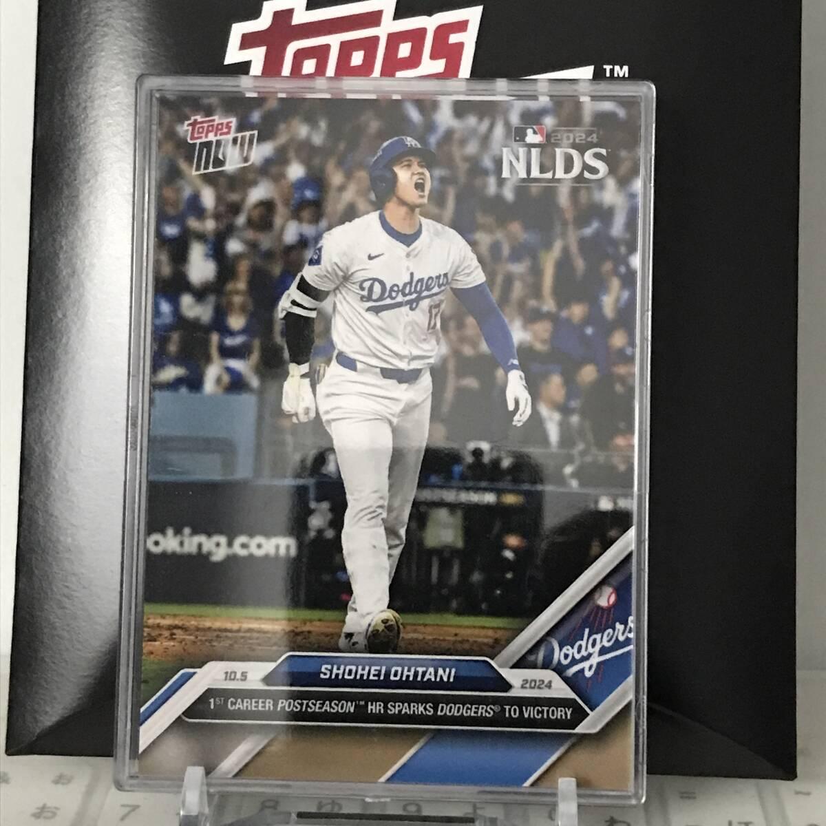 Used MLB SHOHEI OHTANI 2024 TOPPS NOW Card 1ST CAREER POSTSEASON HR No. 801 BASEBALL DODGERS 10Lot Shohei Otani Dodgers 10 Piece Set Now