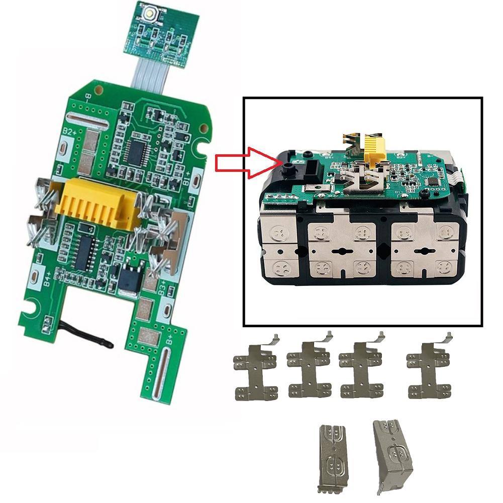 BL1830B For 18V Li-ion Battery Electric Power Display Key Charging Protection Circuit Board BL1815 BL1860 BL1830