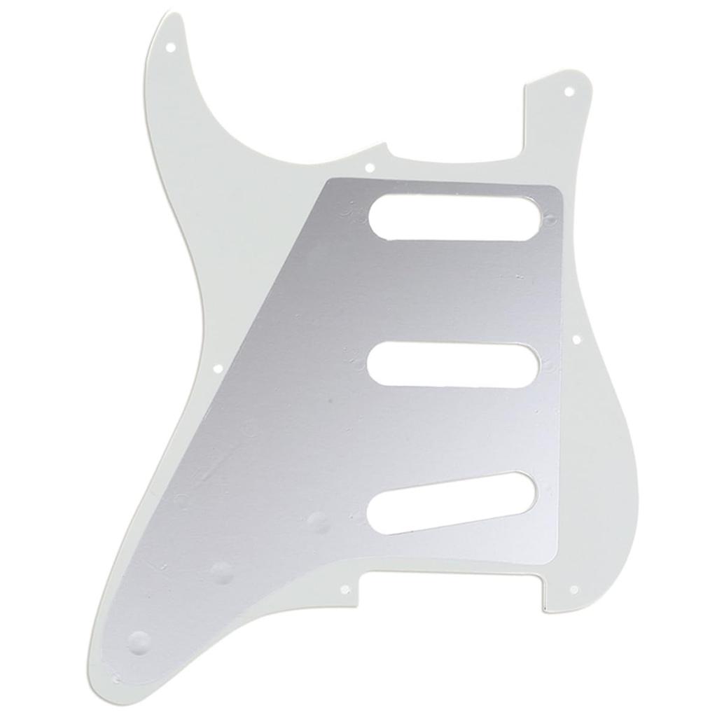 Musiclily Pro 8-Hole ST50's (57) SSS Stratocaster Pickguard for American ST Strat Electric Guitars, 3-Piece Parchment