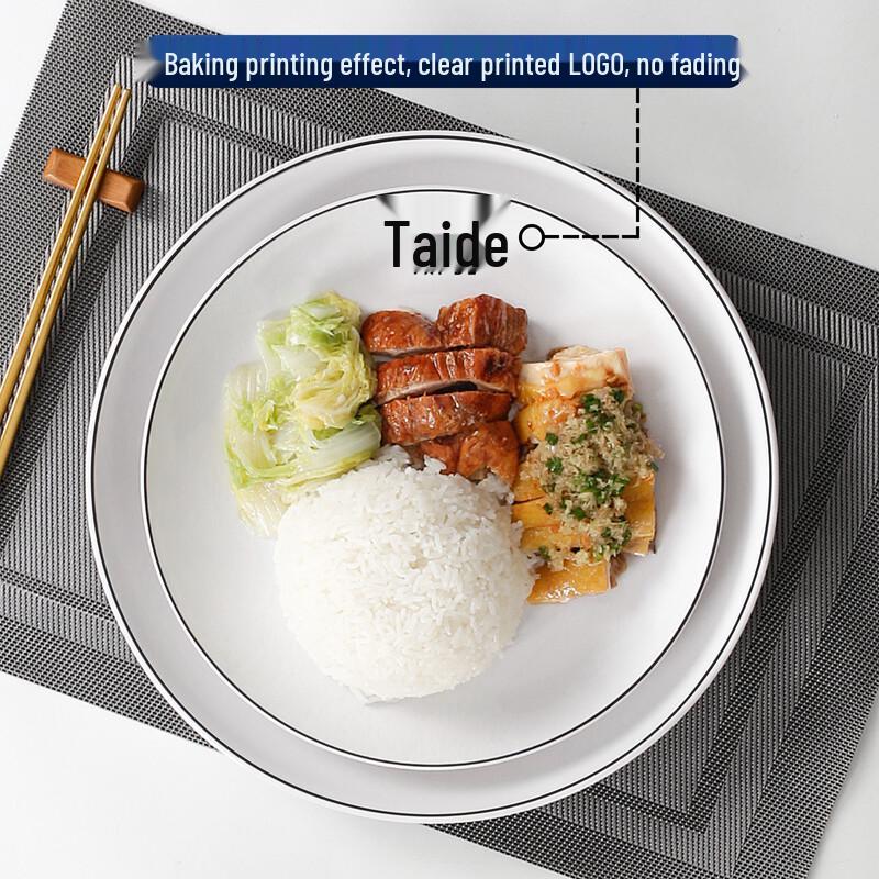 Commercial Melamine Round Dinner Plate